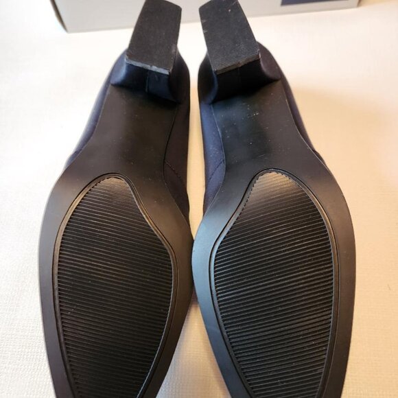 Karen Scott Riley Navy Blue Stretch Slip on Heels Size 9.5 NEW IN BOX NEVER WORN - Picture 10 of 12
